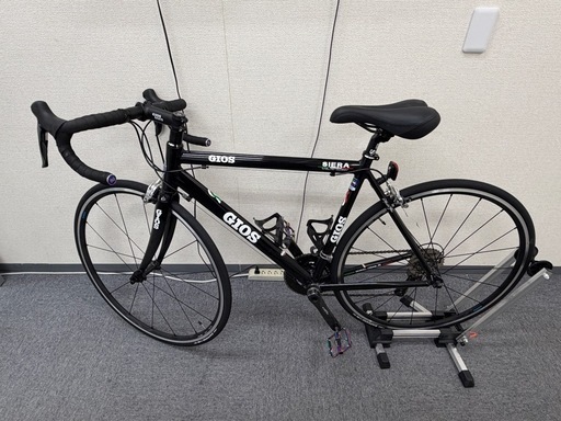 整備済み】GIOS SIERA ブラック 520サイズ【ロードバイク】 (ゆゆゆゆ