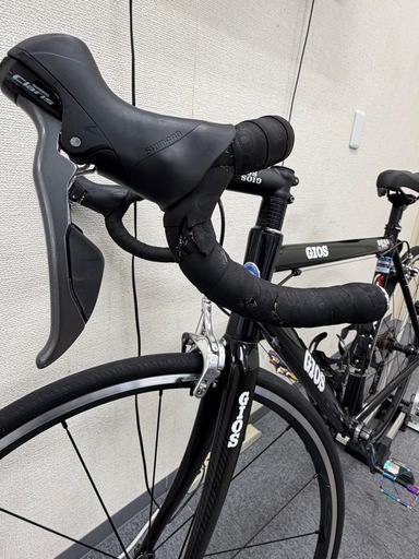整備済み】GIOS SIERA ブラック 520サイズ【ロードバイク】 (ゆゆゆゆ