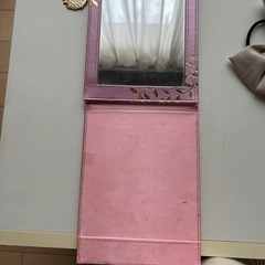 アリエル鏡　リボンヘアゴムの画像