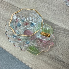 ガラスティーカップ３個セットの画像