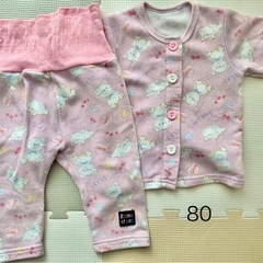 長袖　裏起毛　80〜90 おまけ付きの画像