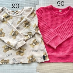 長袖　裏起毛　80〜90 おまけ付きの画像