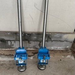 アルミ脚立用伸縮補助脚（角フレーム脚立専用）の画像