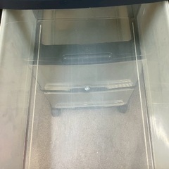 キャスター付き衣類収納チェスト　3段　ブラック　衣装ケース　クローゼット　押入れの画像