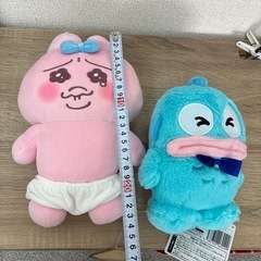 おぱんちゅうさぎ　はんぎょどん　ぬいぐるみ２個の画像