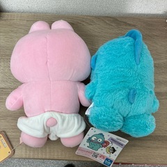 おぱんちゅうさぎ　はんぎょどん　ぬいぐるみ２個の画像