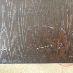 【無料】シンプルなローテーブル（傷あり・引き取り限定） の画像