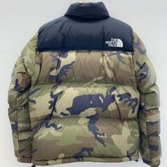 A-533【リユースのサカイ野々市店】NORTH FACE ダウンジャケット ヌプシカモフラ XLサイズ ND91842の画像