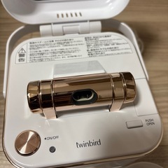 ツインバード　美品フェイススチーマー　取説付きの画像