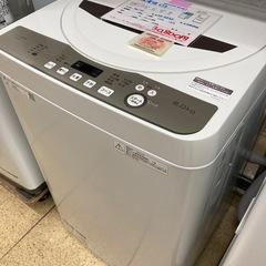 リユースマン倉敷、洗濯機、6㌔、ホワイト✖️ゴールド、シャープ、ES-GE6D、2020年製の画像