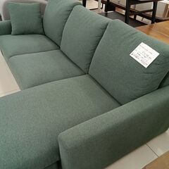 ★リユースのサカイ日立店★HJ8263  ソファ グリーン H69×D139×W185 クリーニング済み の画像