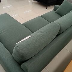 ★リユースのサカイ日立店★HJ8263  ソファ グリーン H69×D139×W185 クリーニング済み の画像