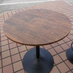 625＞　中古　カフェテーブルセットの画像