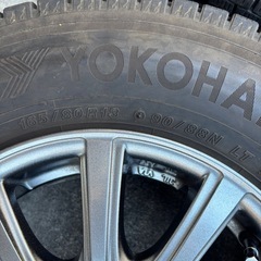 ♪♪美品 バリ山！ヨコハマ スタッドレス 165/80R13 プロボックス サクシード ADバン の画像