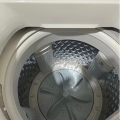 東芝　TOSHIBA 全自動洗濯機 洗濯5.0kg AW-5GA2-W ピュアホワイト　2022年製の画像