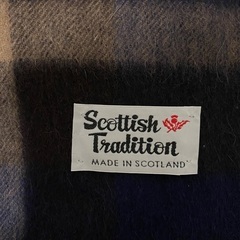 Scottish Tradition マフラー（ユナイテッドアローズ購入・スコットランド製・アンゴラ混・美品）の画像