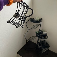 花台？飾り、鉄アイアン製の画像