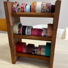 マスキングテープ収納 木製 雑貨 マステ 入れ　の画像