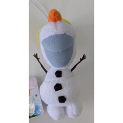 新品未使用 Disney アナと雪の女王 オラフ 帽子バージョン ストラップ 全長約12cmの画像