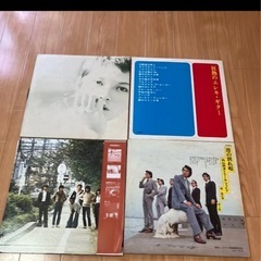 LPレコード 4枚セット 狂熱のエレキギター 青春時代 港の別れ唄 佐藤の画像