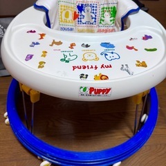 OGK 前用チャイルドシート 	•	Haielle レインカバー（ほぼ新品・袋付き） 	•	ベビー用歩行器（おまけ）
の画像