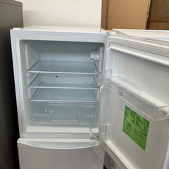 「安心の1年保証付。【２ドア冷蔵庫 IRIS OHYAMA IRSD-14A-W 2023年製 142L 52L】取りに来れる方限定。」の画像