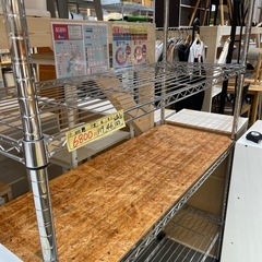 【5段スチールラック】【1枚板付】クリーニング済み【管理番号1111】野の画像