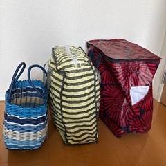 カゴ　収納バッグの画像