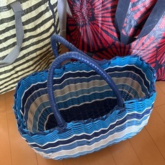 カゴ　収納バッグの画像