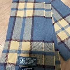 Johnstons of Elgin カシミヤ100％ マフラー（ユナイテッドアローズ別注・スコットランド製・美品）の画像