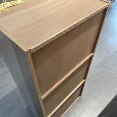 【棚】【3段カラーボックス】クリーニング済み【管理番号1111】野の画像