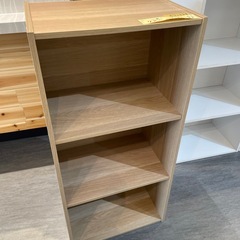 【棚】【3段カラーボックス】クリーニング済み【管理番号1111】野の画像