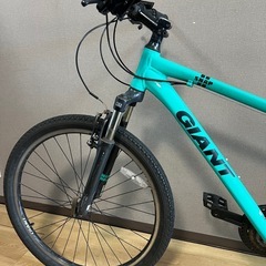 【整備済み】GIANT SNAP自転車 前後タイヤ・チューブ新品／グリップ新品／ブレーキシュー新品／変速ワイヤー・レバー新品の画像