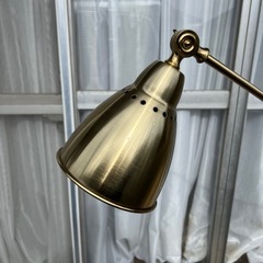 フロアランプ お洒落 ゴールドの画像