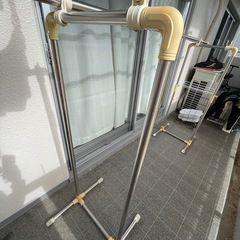 物干し竿　置き型の画像