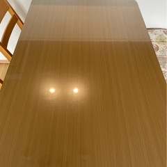 ダイニングテーブルセットお譲りします！(椅子付き)の画像