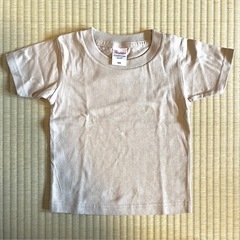 子供無地Tシャツ/お絵描きにも
の画像