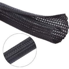 TaiSeiDC 後入れ編組スリーブ 内径　グレー　5Mの画像