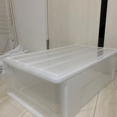 大容量透明収納ケースの画像