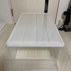 大容量透明収納ケースの画像
