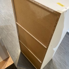 【棚】【3段カラーボックス】※ダメージ有★クリーニング済み【管理番号1110】野の画像