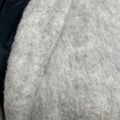 JEANASIS シャギーロングチェスターコート　ライトグレーの画像