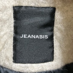 JEANASIS シャギーロングチェスターコート　ライトグレーの画像