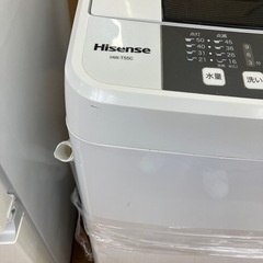 「安心の6ヶ月保証付。【全自動洗濯機 Hisense HW-T55C 5.5kg 2019年製】取りに来れる方限定。」の画像