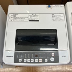 「安心の6ヶ月保証付。【全自動洗濯機 Hisense HW-T55C 5.5kg 2019年製】取りに来れる方限定。」の画像