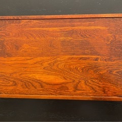 天然木製 長手盆 漆塗り／お盆 トレーの画像