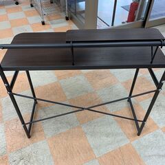 ＼家具＊家電のお店／【ｼﾞｬﾝｸﾞﾙｼﾞｬﾝｸﾞﾙ石川金沢店】 デスク ニトリ 茶/黒 W(幅)90×D(奥行き)40×H(高さ)86.7cmの画像