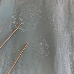 ☆振袖用 帯☆パープル　水色の画像