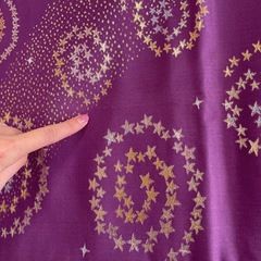 ☆振袖用 帯☆パープル　水色の画像