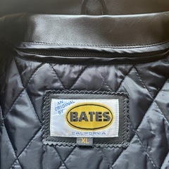 BATES シングルライダース　レザージャケットの画像